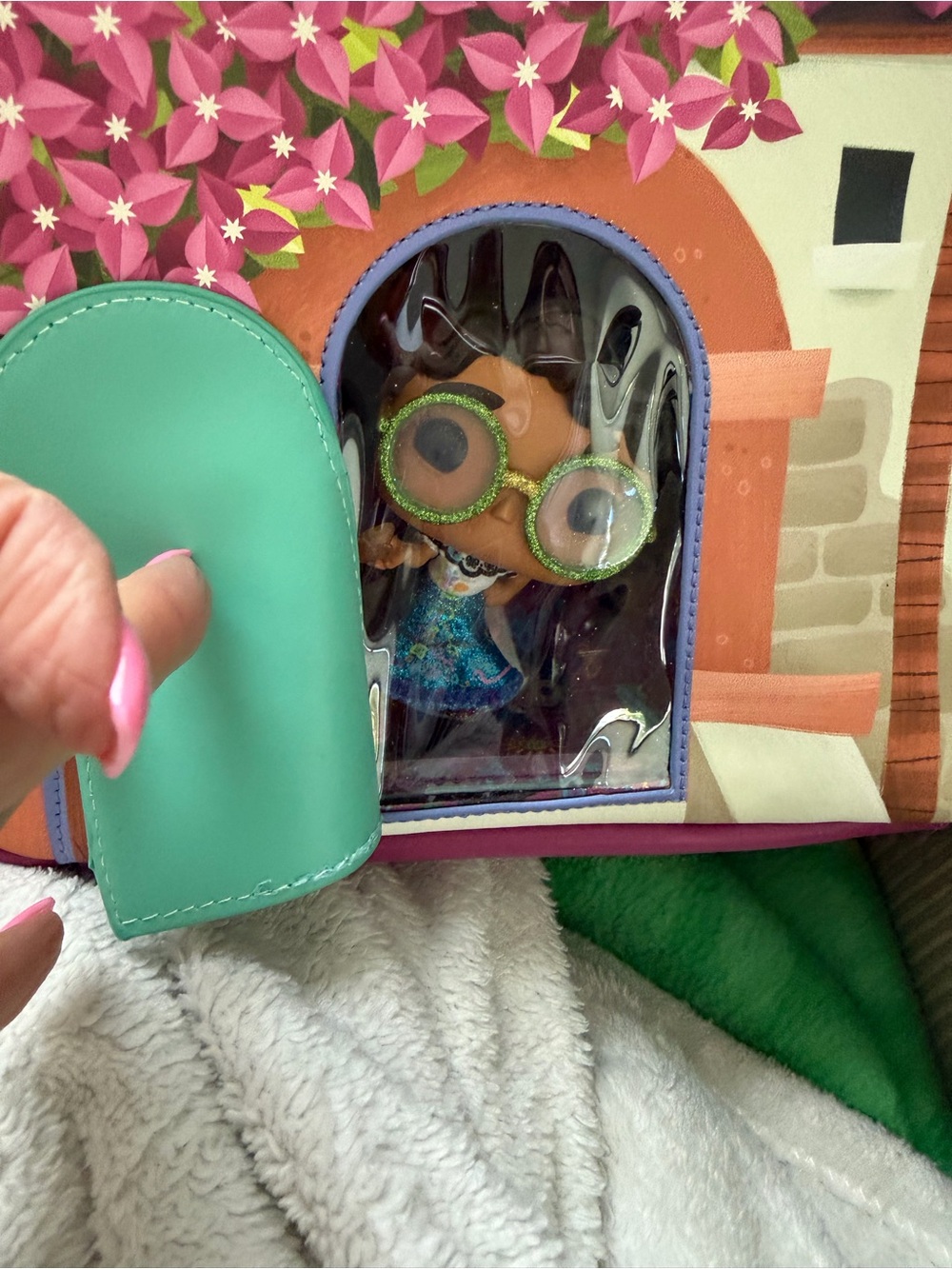 NWOT Disney loungefly Mirabel Encanto backpack house w/ loungefly dust bag - Picture 2 of 12